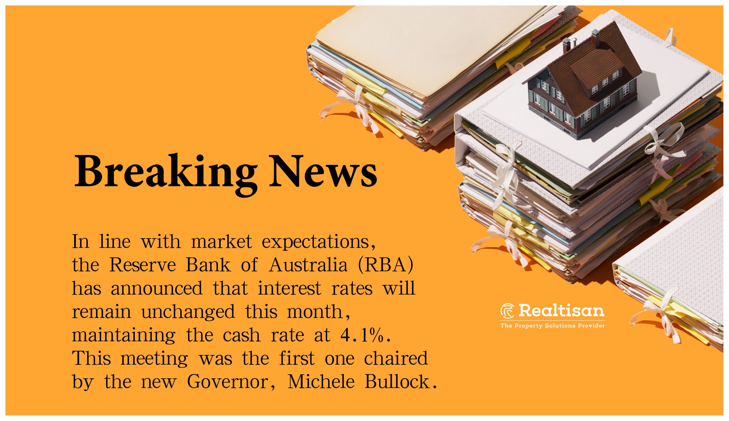 Hold on to Rate Hikes! The Reserve Bank of Australia Announces Continued Cash Rate at 4.1% for October